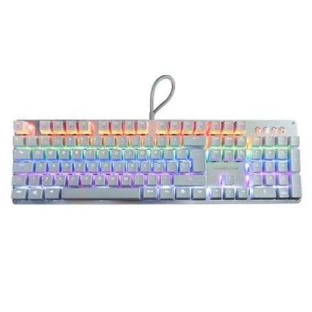 teclado gaming game factor kbg400whrd